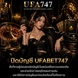 ปิดบัญชี UFABET747