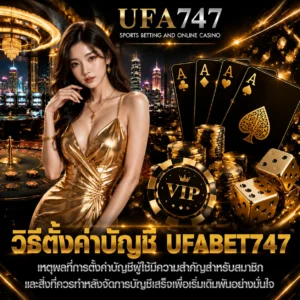 วิธีตั้งค่าบัญชี UFABET747